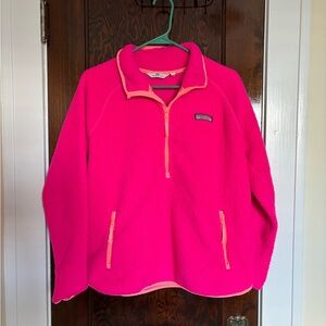 Vineyard Vines Bright Pink Fleece Jacket women